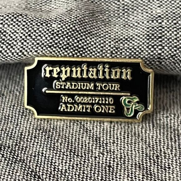 ✨2/$16 or 3/$20✨ Reputation Stadium Tour Ticket Enamel Pin Taylor Swift Rep TV - Picture 2 of 3
